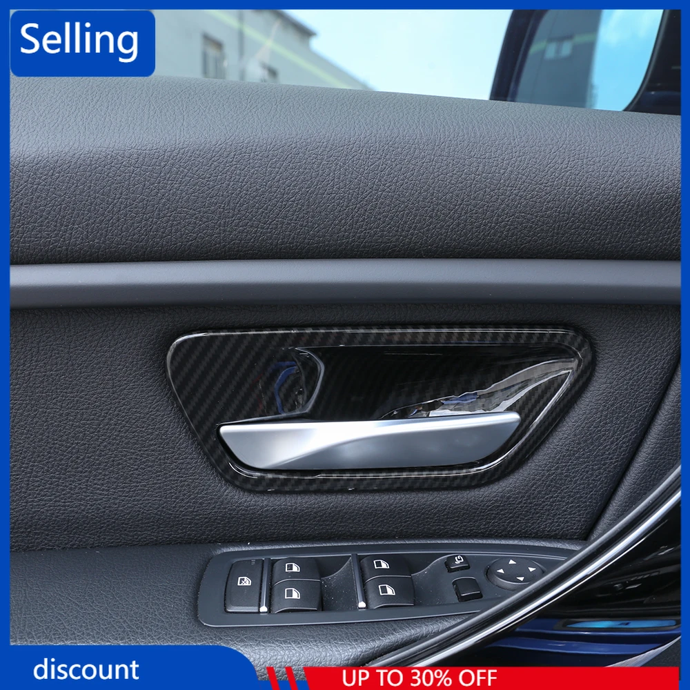 For BMW 3 4 Series f30 f32 f35 316i 318i 320li 2013-2018 Car Parts Carbon Fiber 4 Pcs ABS Interior Door Handle Bowl Cover Trim
For BMW 3 4 Series f30 f32 f35 316i 318i 320li 2013-2018 Car Parts Carbon Fiber 4 Pcs ABS Interior Door Handle Bowl Cover Trim