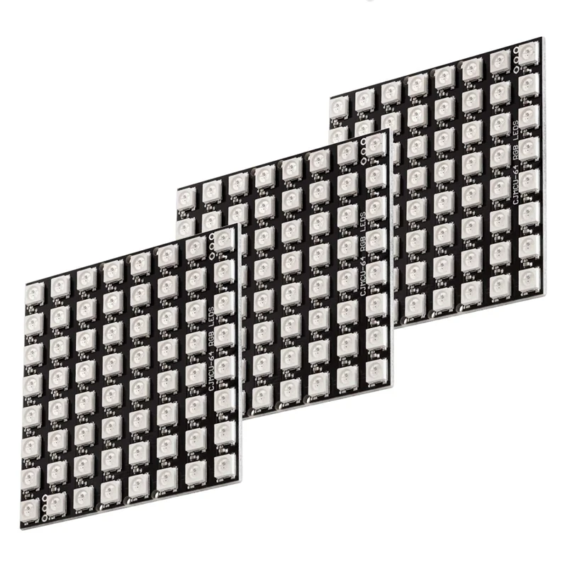 3 X U 64 LED Matrix Panel CJMCU-8X8 Module Compatible With For Arduino And For Raspberry Pi
3 X U 64 LED Matrix Panel CJMCU-8X8 Module Compatible With For Arduino And For Raspberry Pi