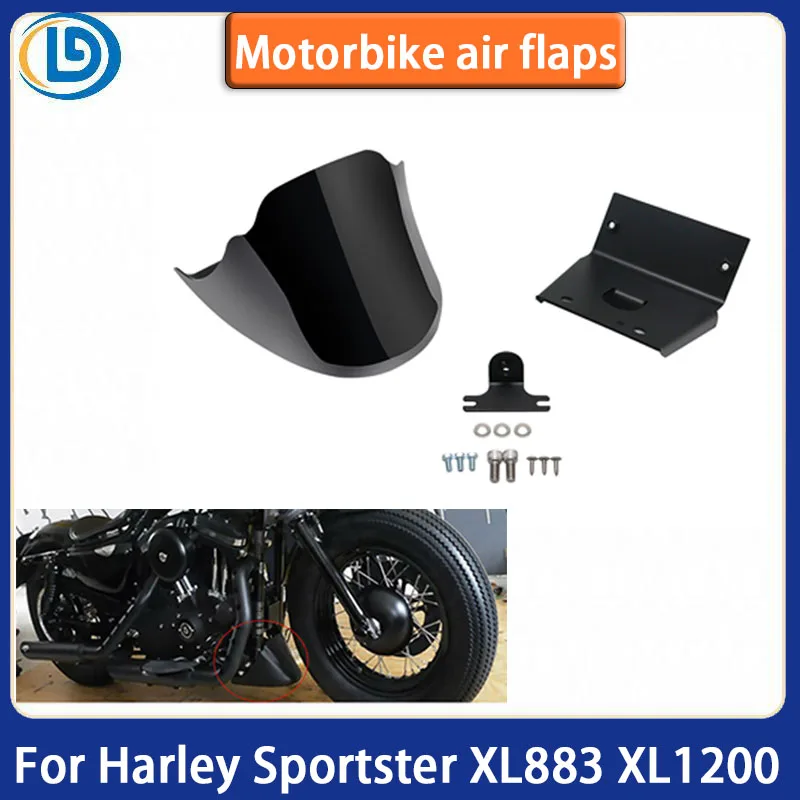New Black Motorcycle Front Chin Spoiler Air Dam Fairing Cover Mudguard Air Dam Fair for For Harley Sportster XL883 XL1200
New Black Motorcycle Front Chin Spoiler Air Dam Fairing Cover Mudguard Air Dam Fair for For Harley Sportster XL883 XL1200