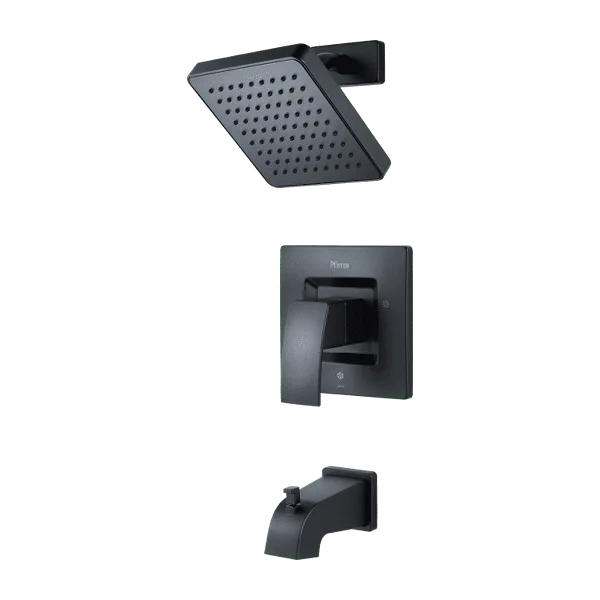 

& Shower Trim Kit Matte Black Ducha para baños Shower heads Cosas para el baño Lavadoras portátiles Regadera de lluvia para b