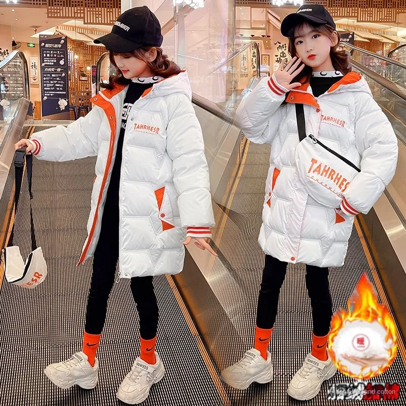 Winter New Children Down Coat Thicker Warm Oversize Hooded Outerwear with Bag Cotton Padded Jackets for Girls Cotton Fashion
Winter New Children Down Coat Thicker Warm Oversize Hooded Outerwear with Bag Cotton Padded Jackets for Girls Cotton Fashion