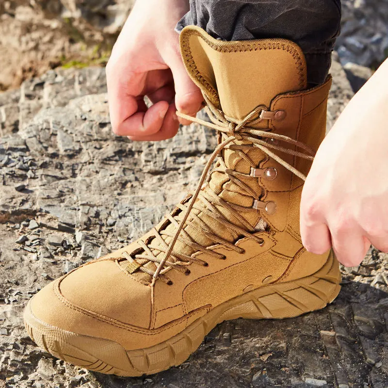 Outdoor Climbing Training Water Resistant High Shoes Military Combat Tactical Boots Men Women Hunting Hiking Desert Army Boot
Outdoor Climbing Training Water Resistant High Shoes Military Combat Tactical Boots Men Women Hunting Hiking Desert Army Boot