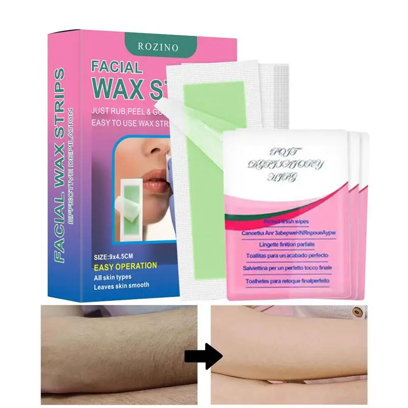 Facial Wax Strips 30Pcs Beeswax Face Hair Remover Hair Removal Waxing Products Long-lasting Face Hair Removal For Women
Facial Wax Strips 30Pcs Beeswax Face Hair Remover Hair Removal Waxing Products Long-lasting Face Hair Removal For Women