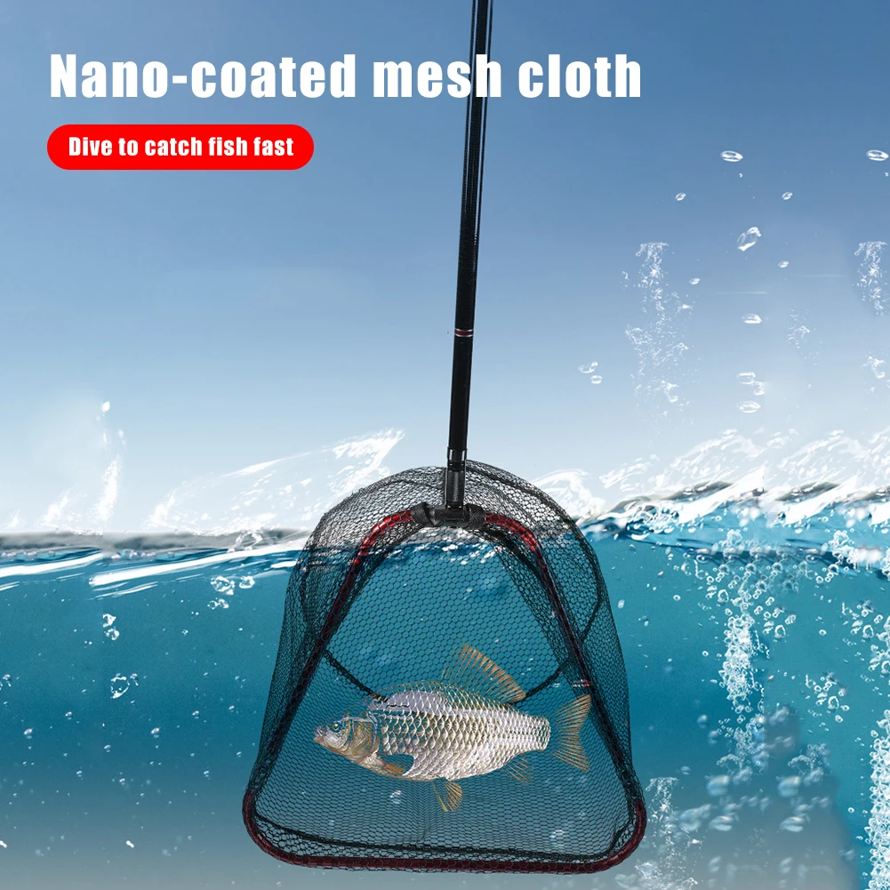 Fishing Landing Net Aluminum Alloy 40/60/65cm Depth Collapsible Net Outdoor Fishing Net Tool Accessories Handle Not Included
Fishing Landing Net Aluminum Alloy 40/60/65cm Depth Collapsible Net Outdoor Fishing Net Tool Accessories Handle Not Included
