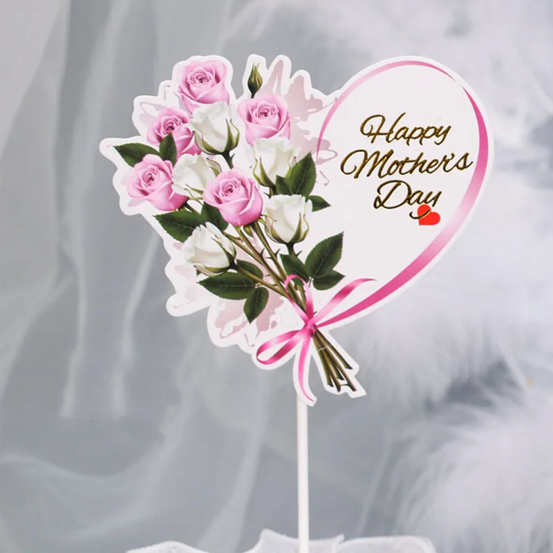 5pcs Happy Mothers Day Heart-shaped Cake Topper Best Mama Home Party Decor Supplies DIY Baking Pastry Decoration for Mom's Gift
5pcs Happy Mothers Day Heart-shaped Cake Topper Best Mama Home Party Decor Supplies DIY Baking Pastry Decoration for Mom's Gift