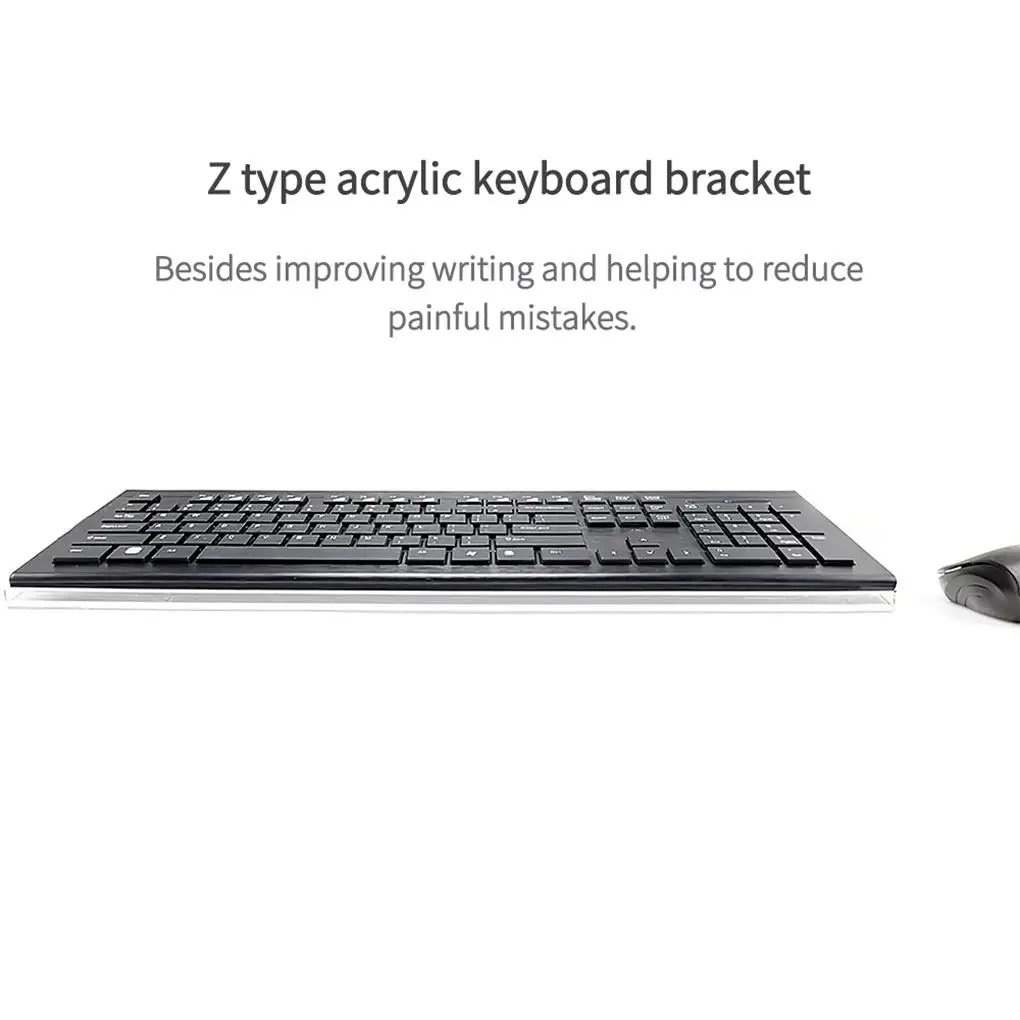Акриловая наклонная подставка для клавиатуры, многоразовый нескользящий держатель для клавиатуры, снижение давления, товары для дома 
Акриловая наклонная подставка для клавиатуры, многоразовый нескользящий держатель для клавиатуры, снижение давления, товары для дома