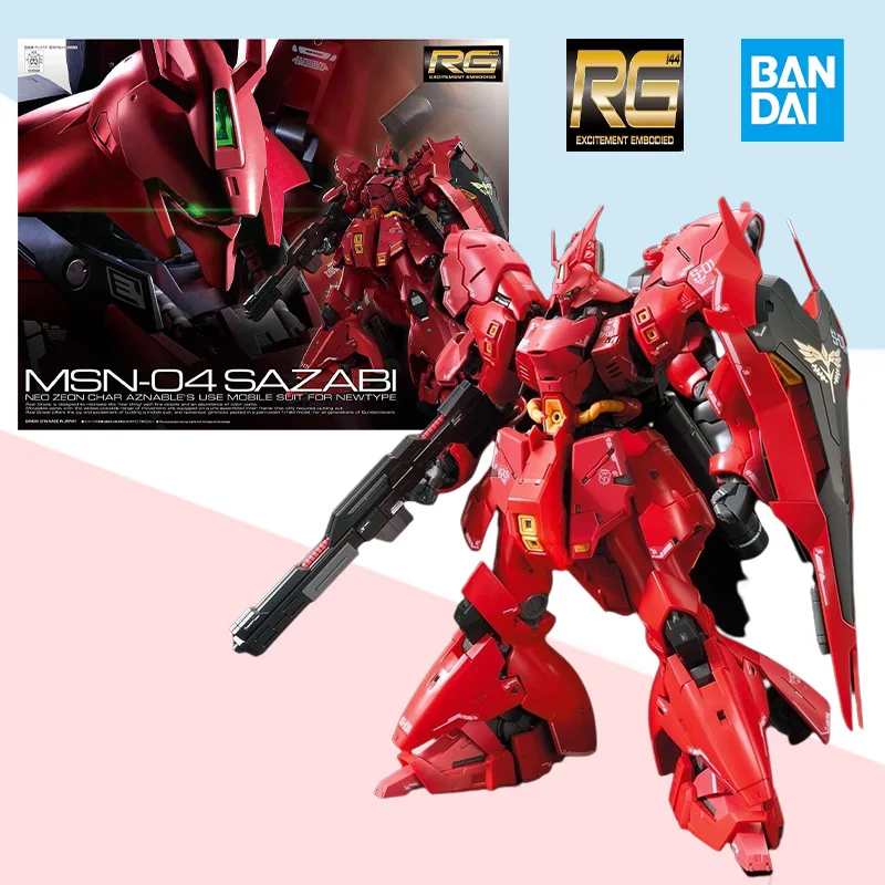 Оригинальная коробка Bandai, Модель RG 1/144 MSN-04 SAZABI, полнофункциональная пластиковая аниме-робот, детская игрушка в сборе, подарок для детей 
Оригинальная коробка Bandai, Модель RG 1/144 MSN-04 SAZABI, полнофункциональная пластиковая аниме-робот, детская игрушка в сборе, подарок для детей