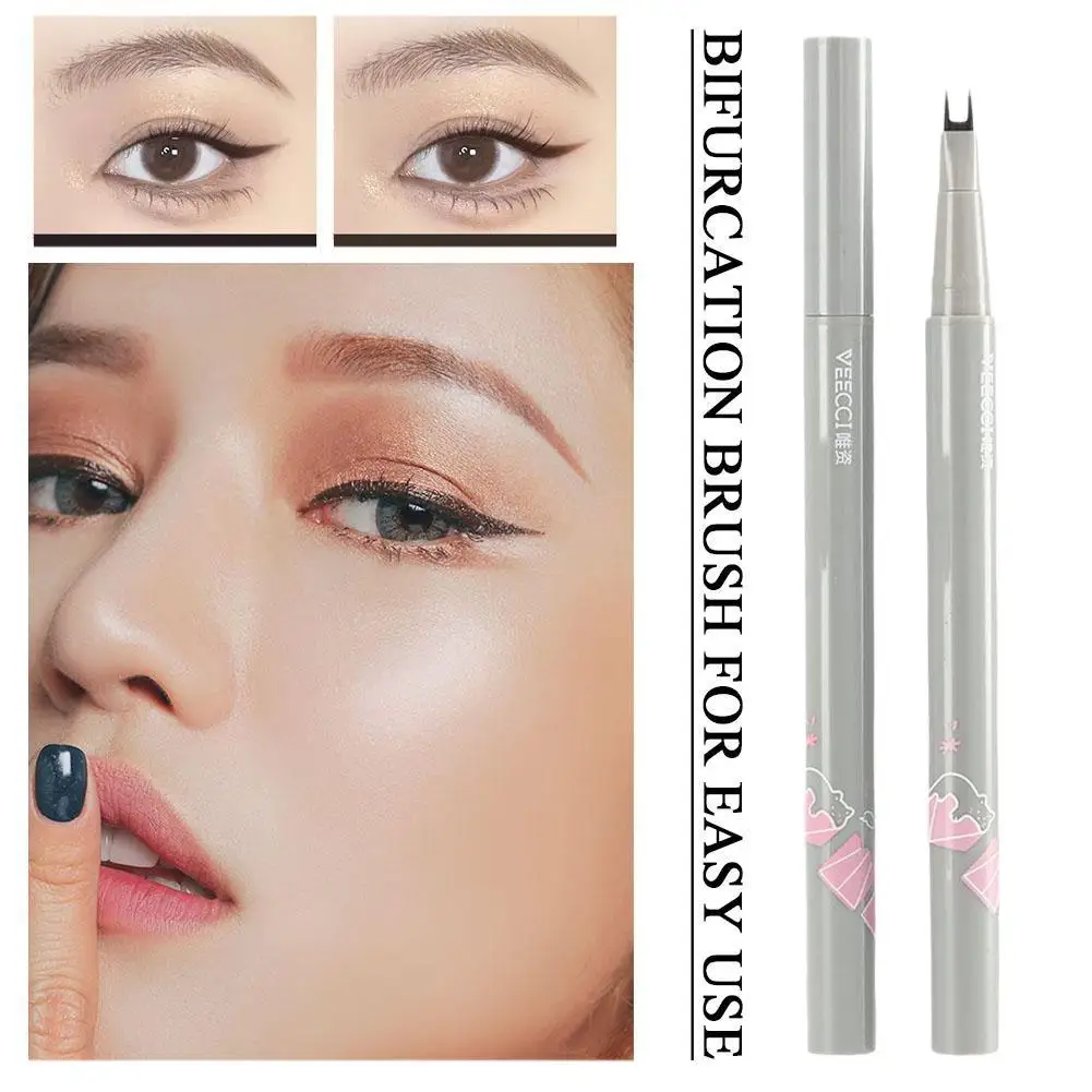 

Black Liquid Eyeliner Waterproof Long Lasting Eye Liner Natural Quick Tools Eyeliner Cosmetic Pen Bloom Pencil Not Drying L L5H9