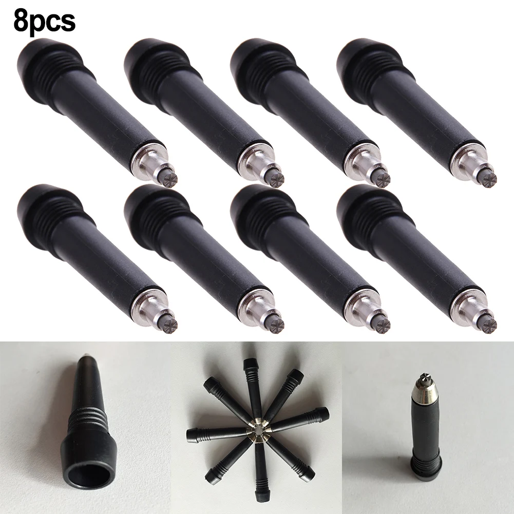 Part Trekking Pole Tip 8pcs Accessories Black Climb Crutch Plastic Replacement Stick Tips Tungsten Carbide New
Part Trekking Pole Tip 8pcs Accessories Black Climb Crutch Plastic Replacement Stick Tips Tungsten Carbide New