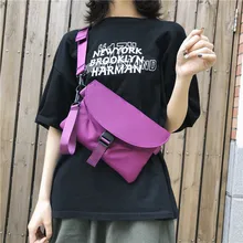 Casual Versatile Womens Crossbody Bag Ins Fashion Solid Color Chest Bag Womens Buckle Min Square Bag Designer Shoulder Bag