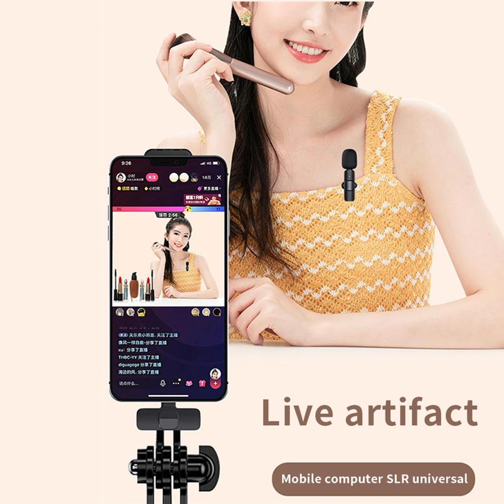Chargeable Wireless Lavalier Microphone Portable Mini Mic For Smart Phone Video Chargeable Pro Audio Equipment Musical Accs
Chargeable Wireless Lavalier Microphone Portable Mini Mic For Smart Phone Video Chargeable Pro Audio Equipment Musical Accs