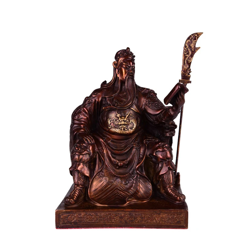 Copper Pure Feng Shui Fortune Ornaments Reading Spring and Autumn Guan Gong God of War
Copper Pure Feng Shui Fortune Ornaments Reading Spring and Autumn Guan Gong God of War