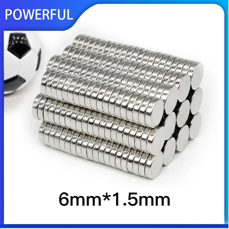 50~1500PCS 6x1.5mm Disc Strong Permanent Neodymium Magnets 6mm x 1.5mm Thin Small Round Search Magnet 6*1.5mm
50~1500PCS 6x1.5mm Disc Strong Permanent Neodymium Magnets 6mm x 1.5mm Thin Small Round Search Magnet 6*1.5mm