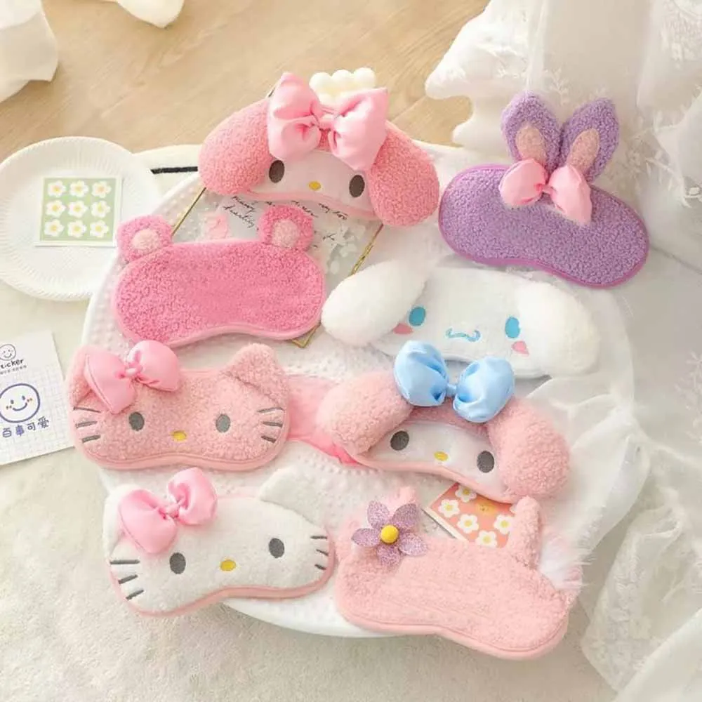 Cartoon Saniro Plush Eye Mask Kuromi My Melody Hello Kitty Cinnamoroll Plush Sleeping Blindfold Soft Plush Eye Masks Girl Gift
Cartoon Saniro Plush Eye Mask Kuromi My Melody Hello Kitty Cinnamoroll Plush Sleeping Blindfold Soft Plush Eye Masks Girl Gift