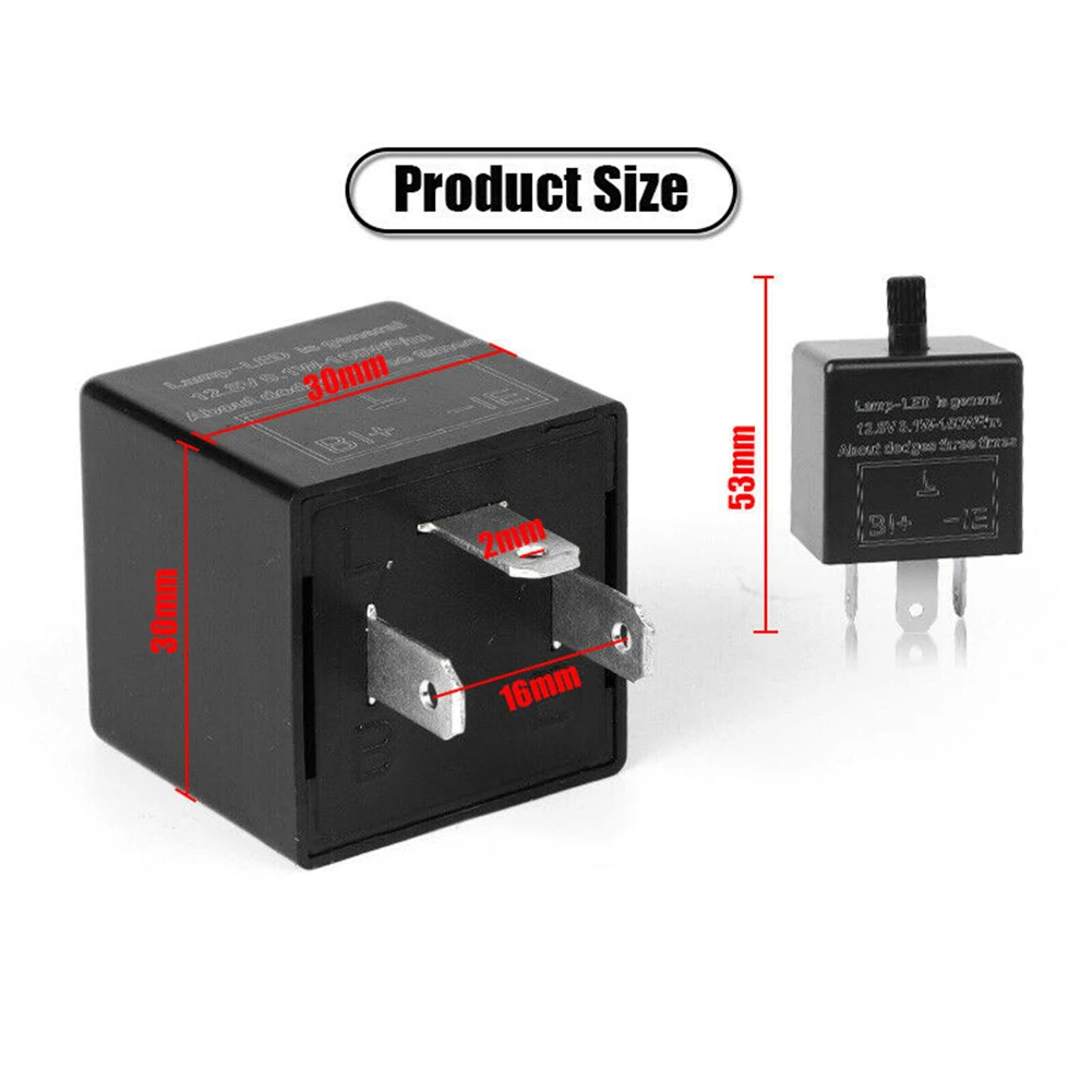 Hyper Flash LED Flasher Relay 12V 1pc ABS Auto Accessories Turn Signal Indicator 100% Brand New For Most 12V Auto
Hyper Flash LED Flasher Relay 12V 1pc ABS Auto Accessories Turn Signal Indicator 100% Brand New For Most 12V Auto