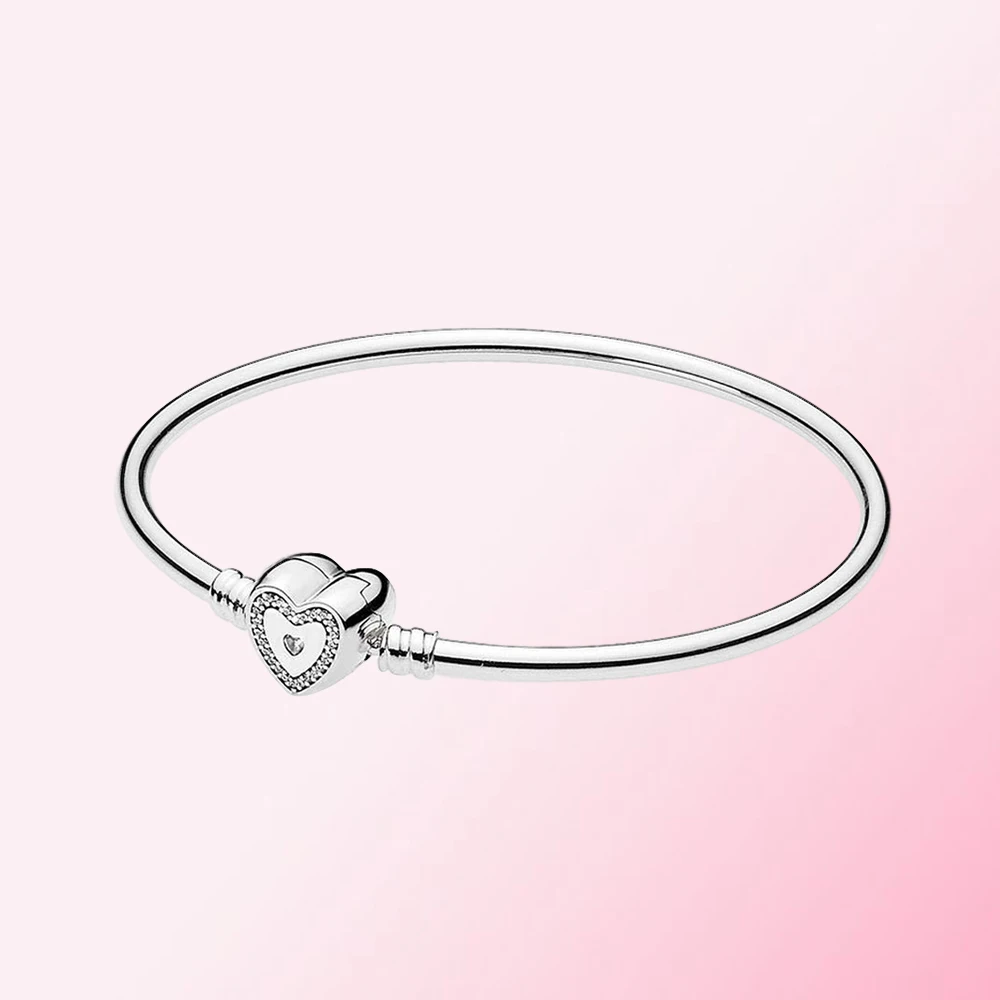 2021 100% 925 Sterling Silver Classic Moments Silver Bangle Wishful Heart Female Charm DIY Bracelet Free Shipping
2021 100% 925 Sterling Silver Classic Moments Silver Bangle Wishful Heart Female Charm DIY Bracelet Free Shipping