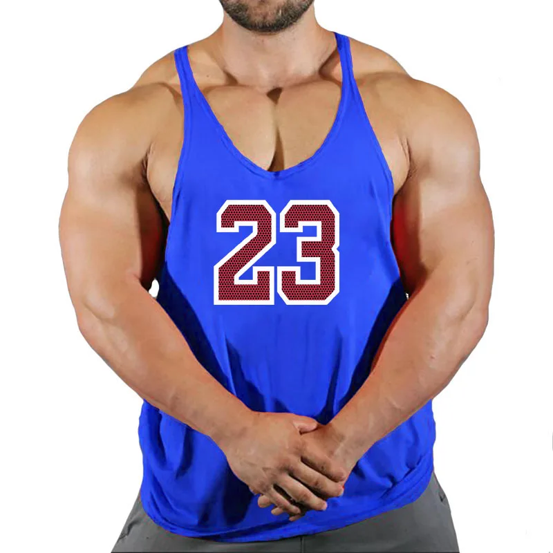 2022 New Style Jogger Gym Singlet Training Bodybuilding Tank Top No.23 Vest Sleeveless Fitness Cotton Stringer For Men Wholesale
2022 New Style Jogger Gym Singlet Training Bodybuilding Tank Top No.23 Vest Sleeveless Fitness Cotton Stringer For Men Wholesale