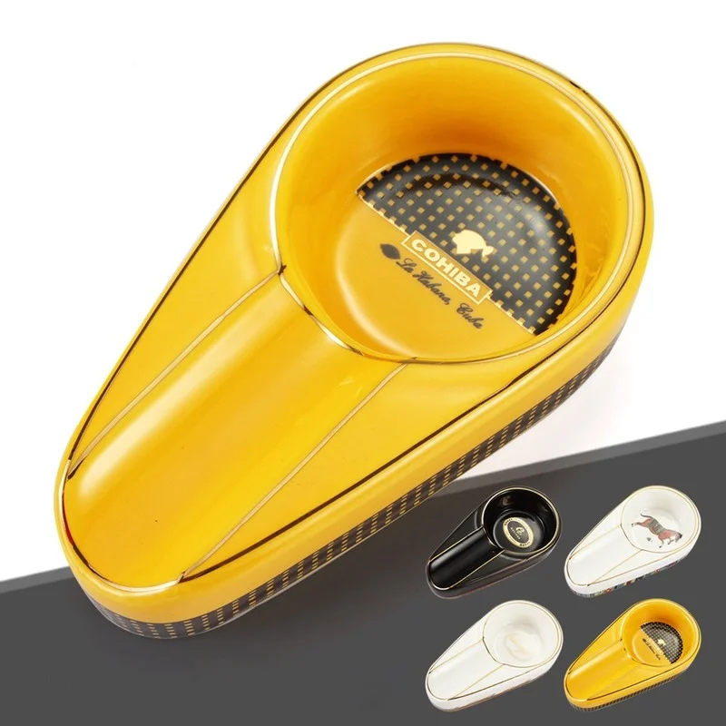 Fashion Portable Ceramic Cigar Ashtray Storage Box Cigarette Accessories Household Supplies
Fashion Portable Ceramic Cigar Ashtray Storage Box Cigarette Accessories Household Supplies
