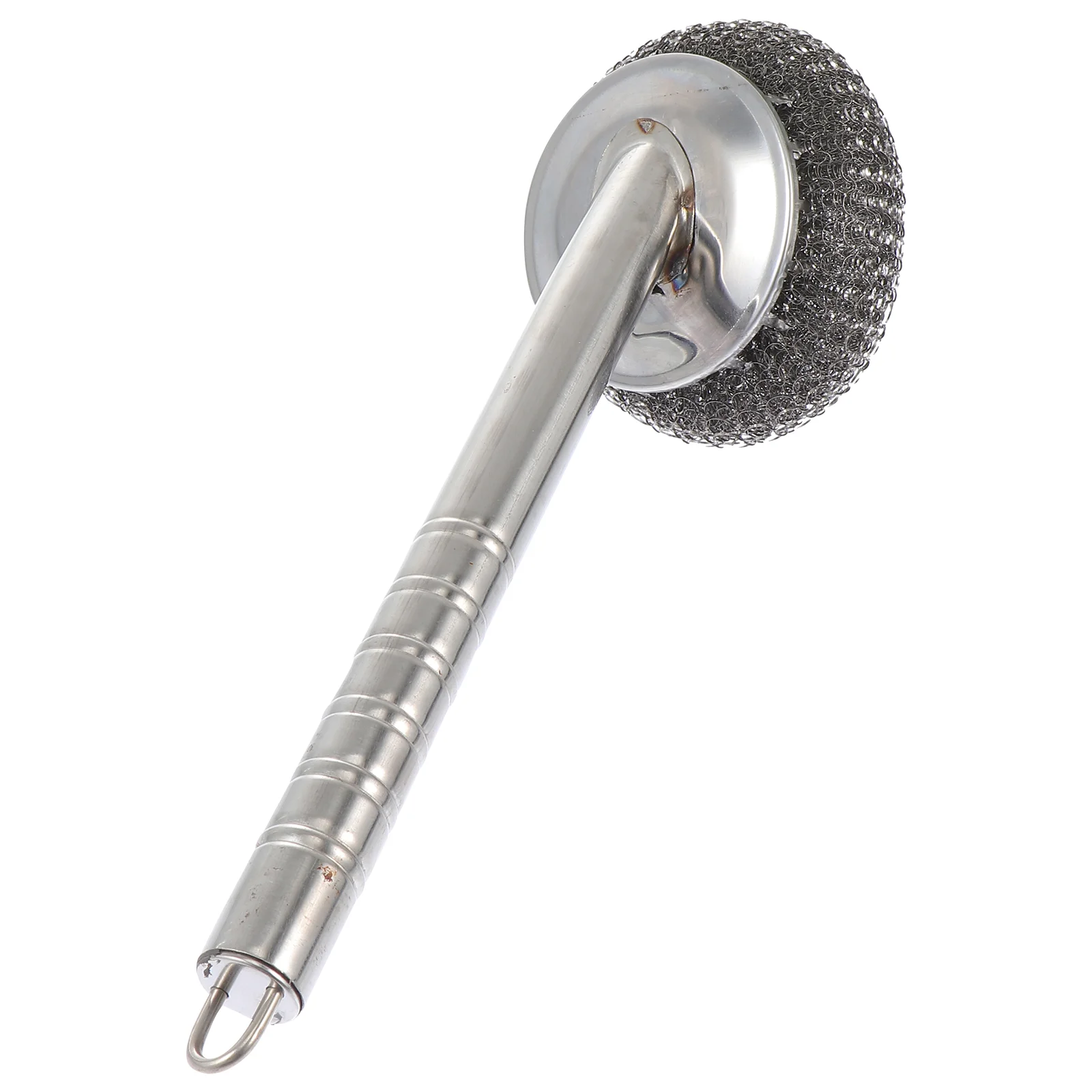 Stainless Steel Cleaning Brush with Handle Wire Sponge Scrubber Scouring Pads Wire Scrubber Dish Pot Sink Brushes for Home 
Stainless Steel Cleaning Brush with Handle Wire Sponge Scrubber Scouring Pads Wire Scrubber Dish Pot Sink Brushes for Home