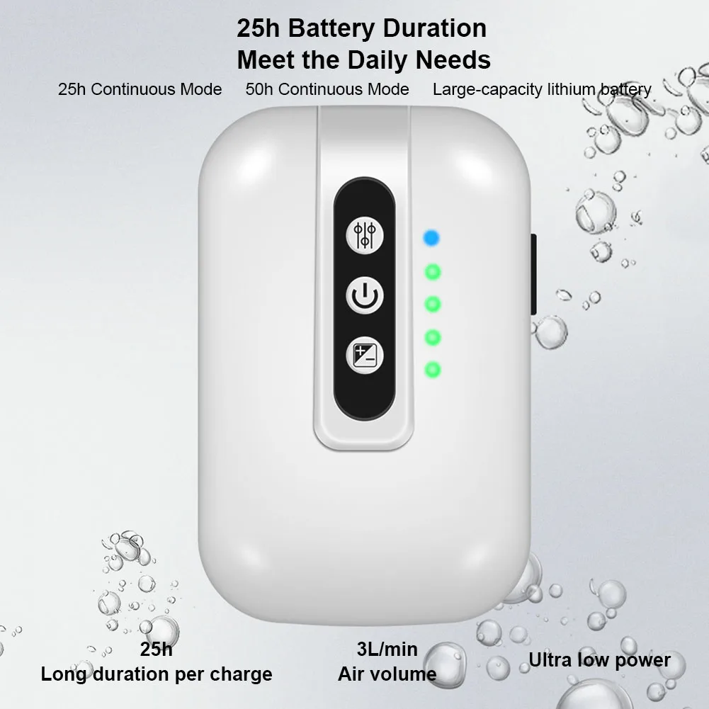 Outdoor Fishing Oxygen Pump Rechargeable Air Pump 3L/min 2 Mode 25H/50H Duration 2Outlet Air Pump for 30-100L Aquarium Fish Tank
Outdoor Fishing Oxygen Pump Rechargeable Air Pump 3L/min 2 Mode 25H/50H Duration 2Outlet Air Pump for 30-100L Aquarium Fish Tank