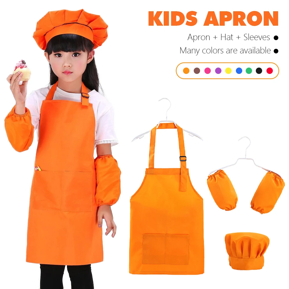 3pcs Kitchen Children Apron Front Pocket Bib Kid Boys Girls Apron Child Craft Kids Apron Child Painting Cooking Baby Pinafore
3pcs Kitchen Children Apron Front Pocket Bib Kid Boys Girls Apron Child Craft Kids Apron Child Painting Cooking Baby Pinafore