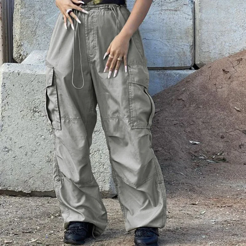 Multi-pocket Gray Baggy Pants Fashion Streetwear Spring Women Denim Pants Loose High Waist Cargo Pants Korean Harajuku
Multi-pocket Gray Baggy Pants Fashion Streetwear Spring Women Denim Pants Loose High Waist Cargo Pants Korean Harajuku