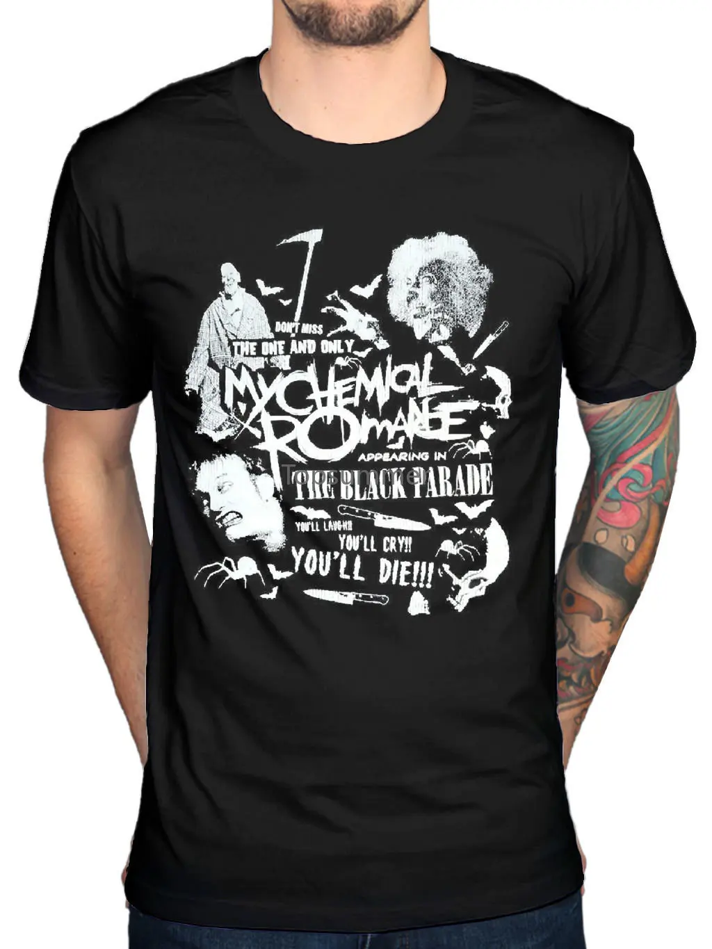 My Chemical Romance Scary T-Shirt Gerard Way Black Parade New Merch Men And Woman T Shirt Top Tee
My Chemical Romance Scary T-Shirt Gerard Way Black Parade New Merch Men And Woman T Shirt Top Tee