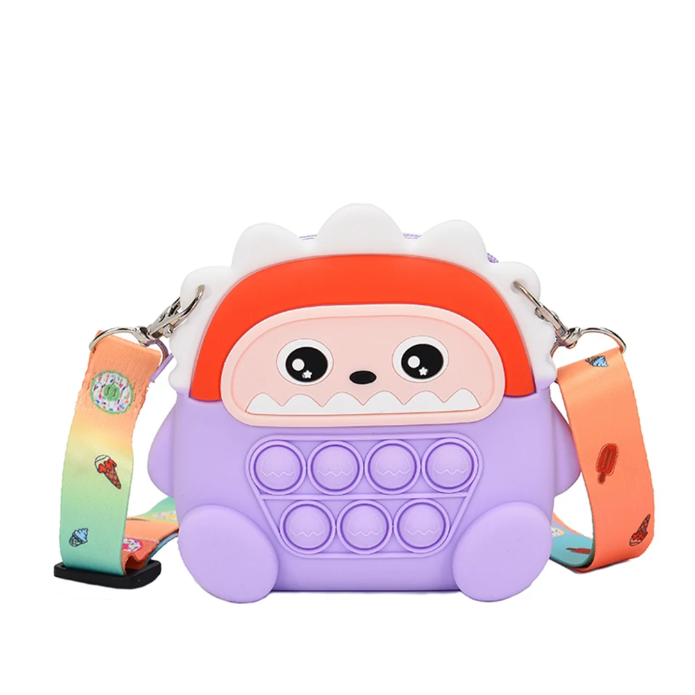 Cartoon Push Bubble Shoulder Bag Autism Stress Reliever Small Zipper Handbag Squeeze Stress Reliver Decompression Toy
Cartoon Push Bubble Shoulder Bag Autism Stress Reliever Small Zipper Handbag Squeeze Stress Reliver Decompression Toy