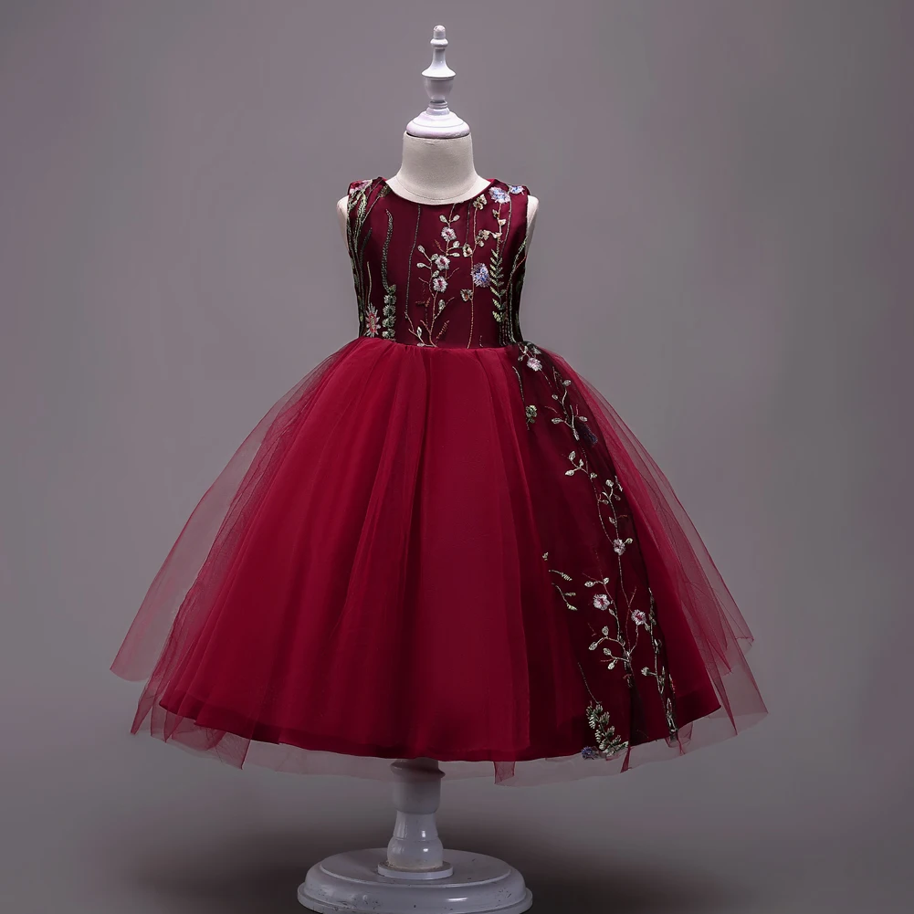 Red Children's Bridesmaid Flower Dress for 10 Yrs Tulled Princess Evening Dress Flower Baby Girl Performance Dress
Red Children's Bridesmaid Flower Dress for 10 Yrs Tulled Princess Evening Dress Flower Baby Girl Performance Dress
