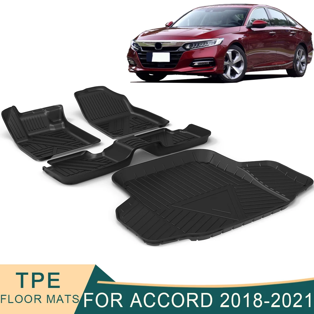 For Honda Accord G10 2018-2021 Car Floor Mats All-Weather TPE Foot Mats Odorless Pad Waterproof Tray Mat Interior Accessories
For Honda Accord G10 2018-2021 Car Floor Mats All-Weather TPE Foot Mats Odorless Pad Waterproof Tray Mat Interior Accessories