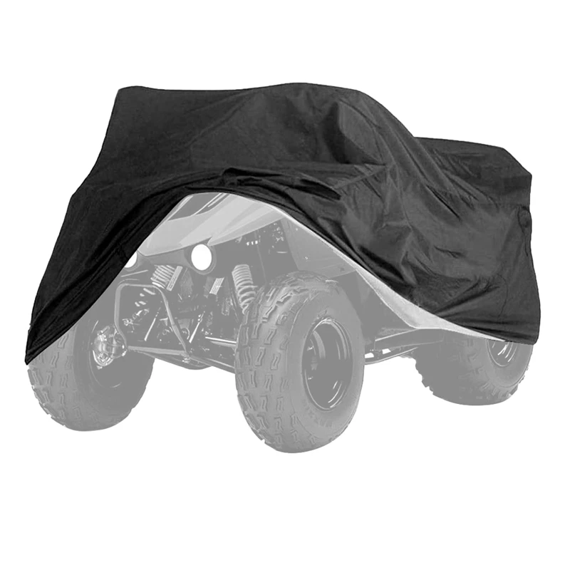 Waterproof ATV Cover Heavy Duty Ripstop Material Black Protects 4 Wheeler From Snow Rain Or Sun For ATV Black
Waterproof ATV Cover Heavy Duty Ripstop Material Black Protects 4 Wheeler From Snow Rain Or Sun For ATV Black