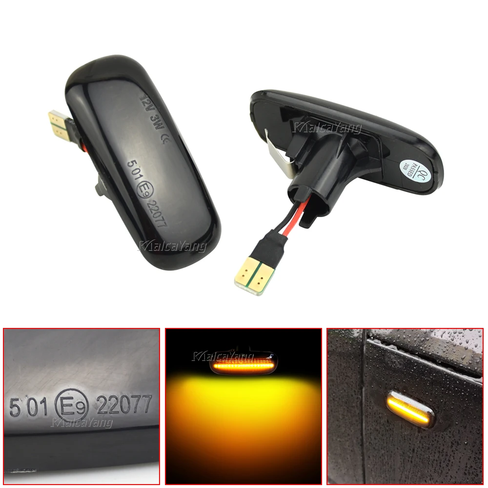 2X Scroll Dynamic Turn Signal Mirrors Side Marker Lamp Rearview Flashing LED Lights For Auto For Audi A3 S3 8L A4 B5 A8 D2 TT 8N
2X Scroll Dynamic Turn Signal Mirrors Side Marker Lamp Rearview Flashing LED Lights For Auto For Audi A3 S3 8L A4 B5 A8 D2 TT 8N
