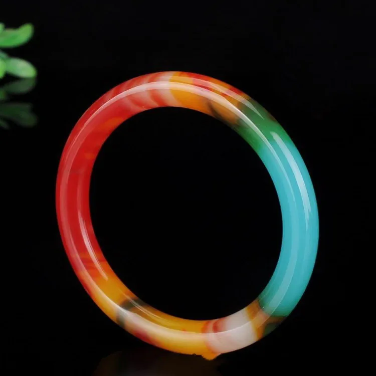 Natural Xinjiang Gobi Colorful Jade Bracelet Gold Wire Jade Women's Fashion Versatile Round Bar Bracelet
Natural Xinjiang Gobi Colorful Jade Bracelet Gold Wire Jade Women's Fashion Versatile Round Bar Bracelet