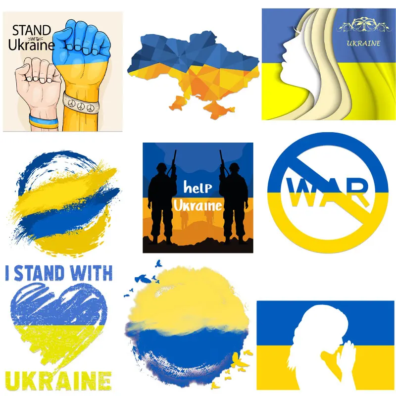 Ukraine Army Patch Iron on Transfers for Clothing Thermoadhesive Patches Heat Transfer Stickers for T Shirt Fusible Transfer 
Ukraine Army Patch Iron on Transfers for Clothing Thermoadhesive Patches Heat Transfer Stickers for T Shirt Fusible Transfer