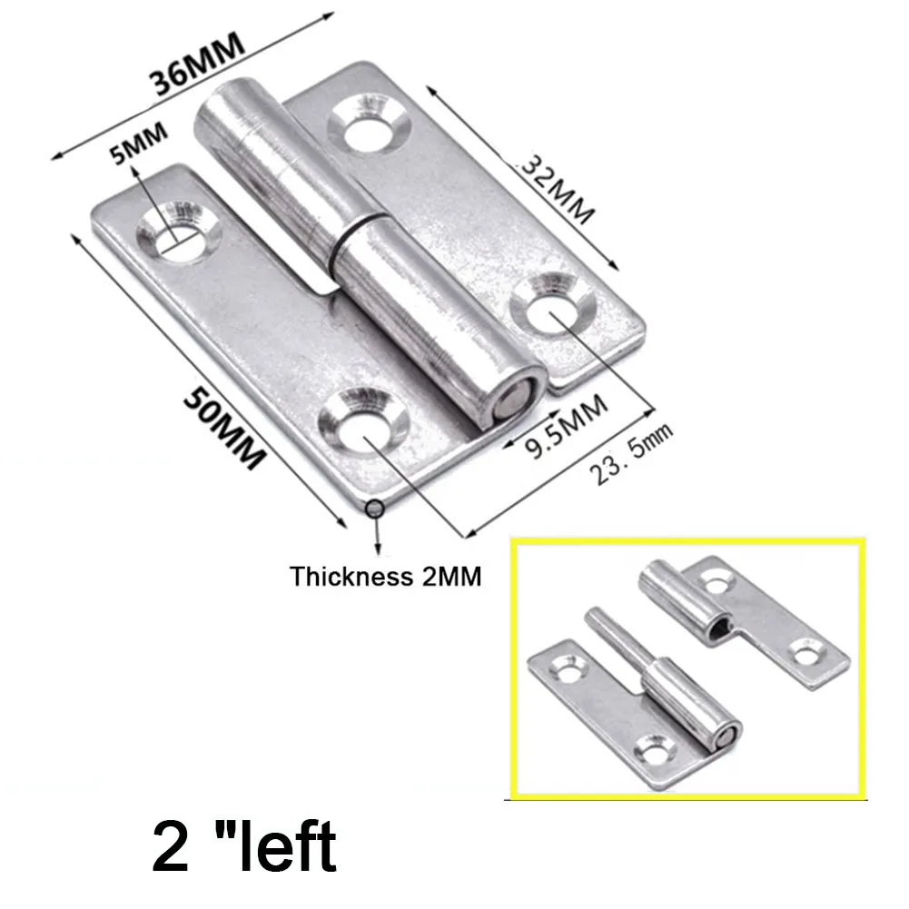 Detachable Hinge 2/2.5/3/4 Inch Stainless Steel Flag Shape Hinge For Aluminum Door Bathroom Slip Joint Removable Hinge Hardware
Detachable Hinge 2/2.5/3/4 Inch Stainless Steel Flag Shape Hinge For Aluminum Door Bathroom Slip Joint Removable Hinge Hardware