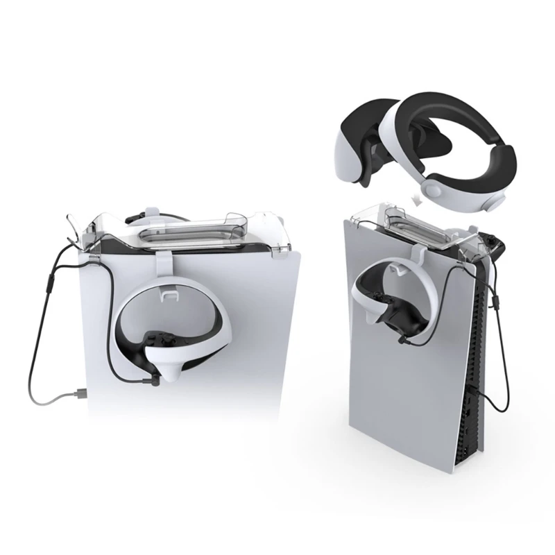 Game Console Charging Stand VR Display Glasses Holder with Charging Cable VR Hanger For P5-VR2 Game Accessaries
Game Console Charging Stand VR Display Glasses Holder with Charging Cable VR Hanger For P5-VR2 Game Accessaries