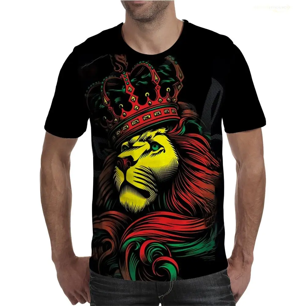 3D printe Crown Lion face man 's T-shirt New loose lion casual Animal printed summer fashion shirt Harajuku oversized t shirt
3D printe Crown Lion face man 's T-shirt New loose lion casual Animal printed summer fashion shirt Harajuku oversized t shirt