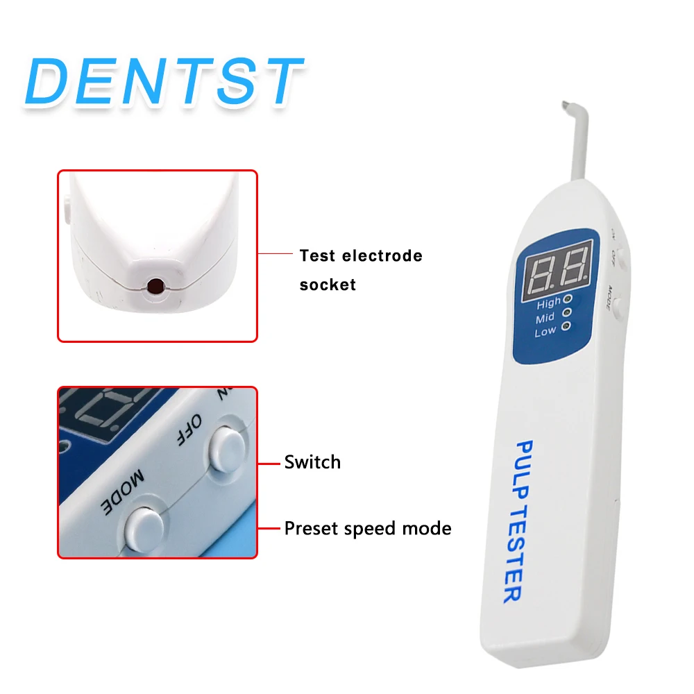 

Dental Pulp Tester Testing Medical Tooth Vitality Tester Oral Teeth Nerve Vitality Endodontic Clinic Tooth Dentistry Item