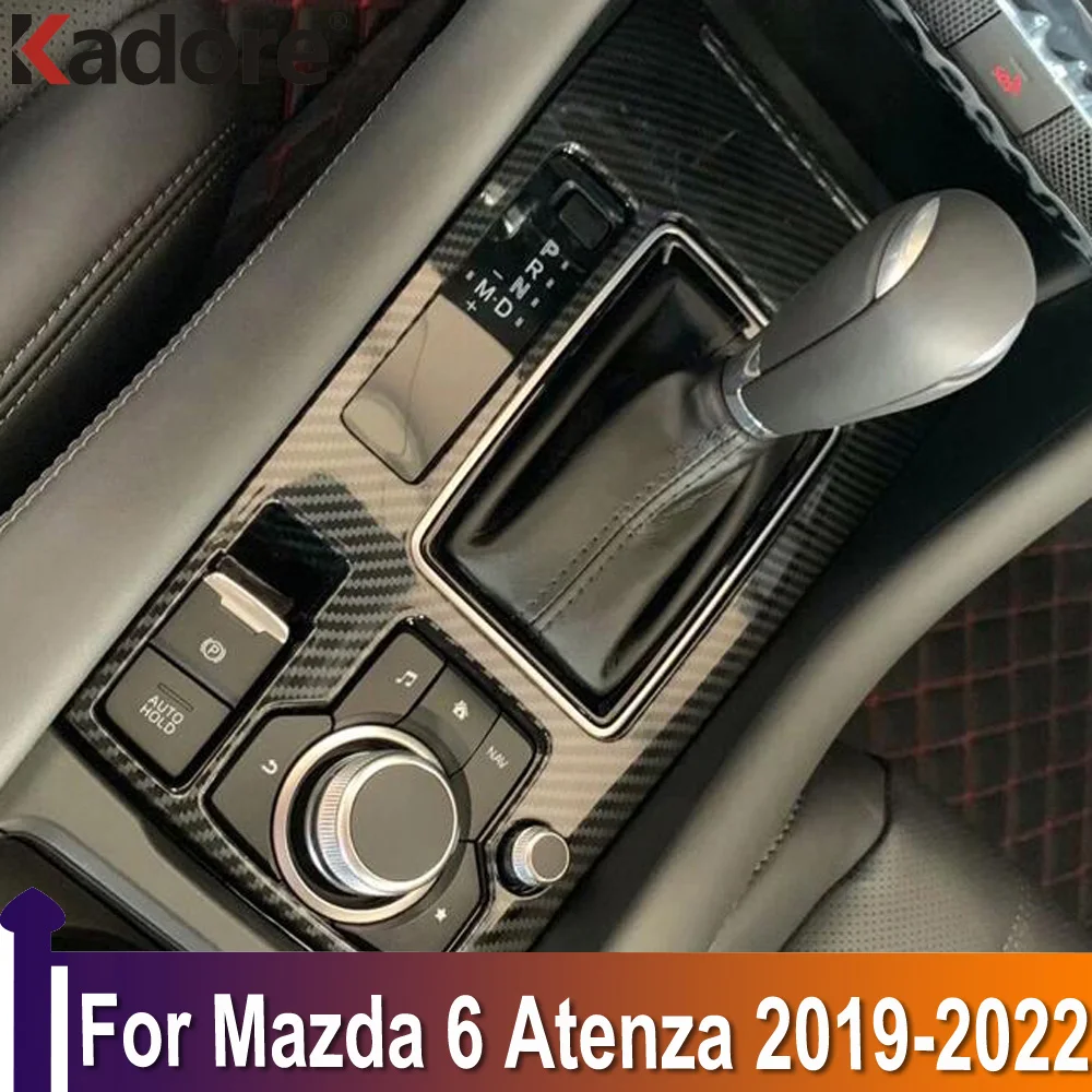 For Mazda 6 Atenza 2019 2020 2021 2022 Interior Accessories Carbon Fiber Gear Shift Panel Cover Car Decoration Trim Car Styling
For Mazda 6 Atenza 2019 2020 2021 2022 Interior Accessories Carbon Fiber Gear Shift Panel Cover Car Decoration Trim Car Styling