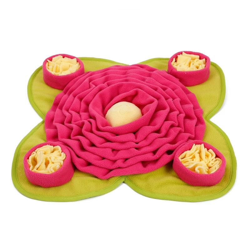 67JE Pet Dog Four Leaf Shape Snuffle Mat Nose Smell Training Blanket Sniffing Pad Slow Feeding Bowl Dispenser Carpet
67JE Pet Dog Four Leaf Shape Snuffle Mat Nose Smell Training Blanket Sniffing Pad Slow Feeding Bowl Dispenser Carpet