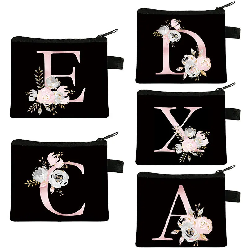 Fashion Kawaii Mini Coin purses With Zipper For Women Letter Flower Print Card Holder Small Fresh Passport Cover Quality Wallet
Fashion Kawaii Mini Coin purses With Zipper For Women Letter Flower Print Card Holder Small Fresh Passport Cover Quality Wallet