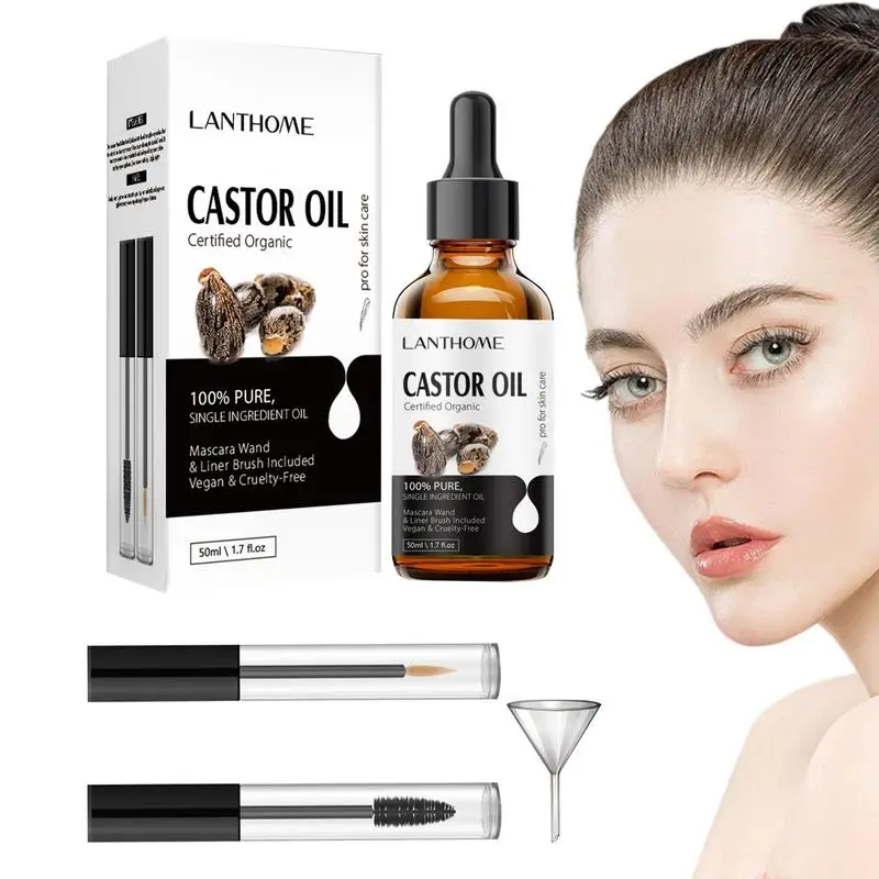 Castor Oil For Eyelash Growth 50ML Lash Essential Essence Fuller & Longer Looking Eyelashes Advanced Eyelash Conditioner
Castor Oil For Eyelash Growth 50ML Lash Essential Essence Fuller & Longer Looking Eyelashes Advanced Eyelash Conditioner
