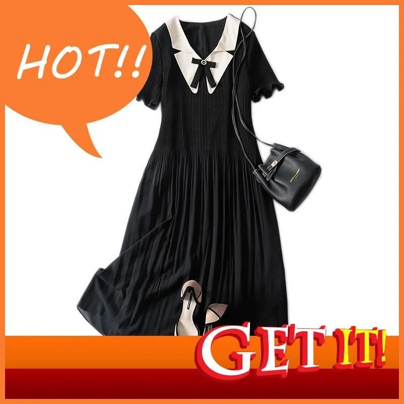 Women Clothing 2023 New Summer Fashion Pleated V-neck Ruffled Over-the-knee Short Sleeve Korean Style Chiffon Dresses Woman 4XL
Women Clothing 2023 New Summer Fashion Pleated V-neck Ruffled Over-the-knee Short Sleeve Korean Style Chiffon Dresses Woman 4XL