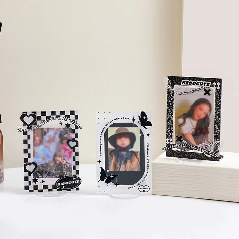 Acrylic 3-inch Desktop Photo Frame Korean Style Card Display Stand Cartoon Small Card Ornaments For Office Home Decoration
Acrylic 3-inch Desktop Photo Frame Korean Style Card Display Stand Cartoon Small Card Ornaments For Office Home Decoration