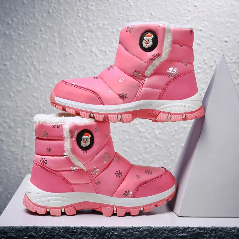 ST719 Winter Fashion Kids Boots For Girls Warm Fur Non-Slip Snow Boots Pink Chlidren Shoes Chaussure Enfant Bota Infantil 26-37
ST719 Winter Fashion Kids Boots For Girls Warm Fur Non-Slip Snow Boots Pink Chlidren Shoes Chaussure Enfant Bota Infantil 26-37