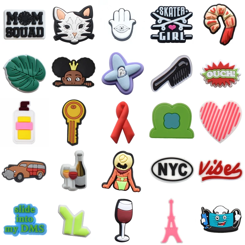 Para Pins Shoes Accessories Packs Set Jeans Women Charm Shoe Charms Girl Wholesale Bulk Boy Kids Men Gifts Decorations for Crocs
Para Pins Shoes Accessories Packs Set Jeans Women Charm Shoe Charms Girl Wholesale Bulk Boy Kids Men Gifts Decorations for Crocs