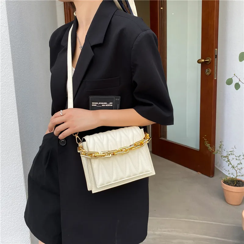Fashion PU Leather Women Bag High Quality Women's Chain Shoulder Crossbody Bag Luxury Ladies Small Handbag Clutch Bolso De Mujer
Fashion PU Leather Women Bag High Quality Women's Chain Shoulder Crossbody Bag Luxury Ladies Small Handbag Clutch Bolso De Mujer