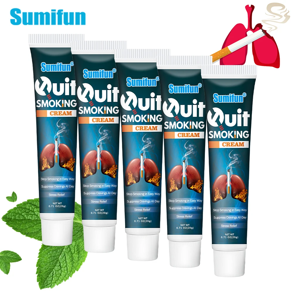 2/4/5Pcs Sumifun Quit Smoking Cream Stop Smoke Herbal Ointment Prevent Smoking Nicotine Withdrawal Medical Plaster Protect Lungs
2/4/5Pcs Sumifun Quit Smoking Cream Stop Smoke Herbal Ointment Prevent Smoking Nicotine Withdrawal Medical Plaster Protect Lungs