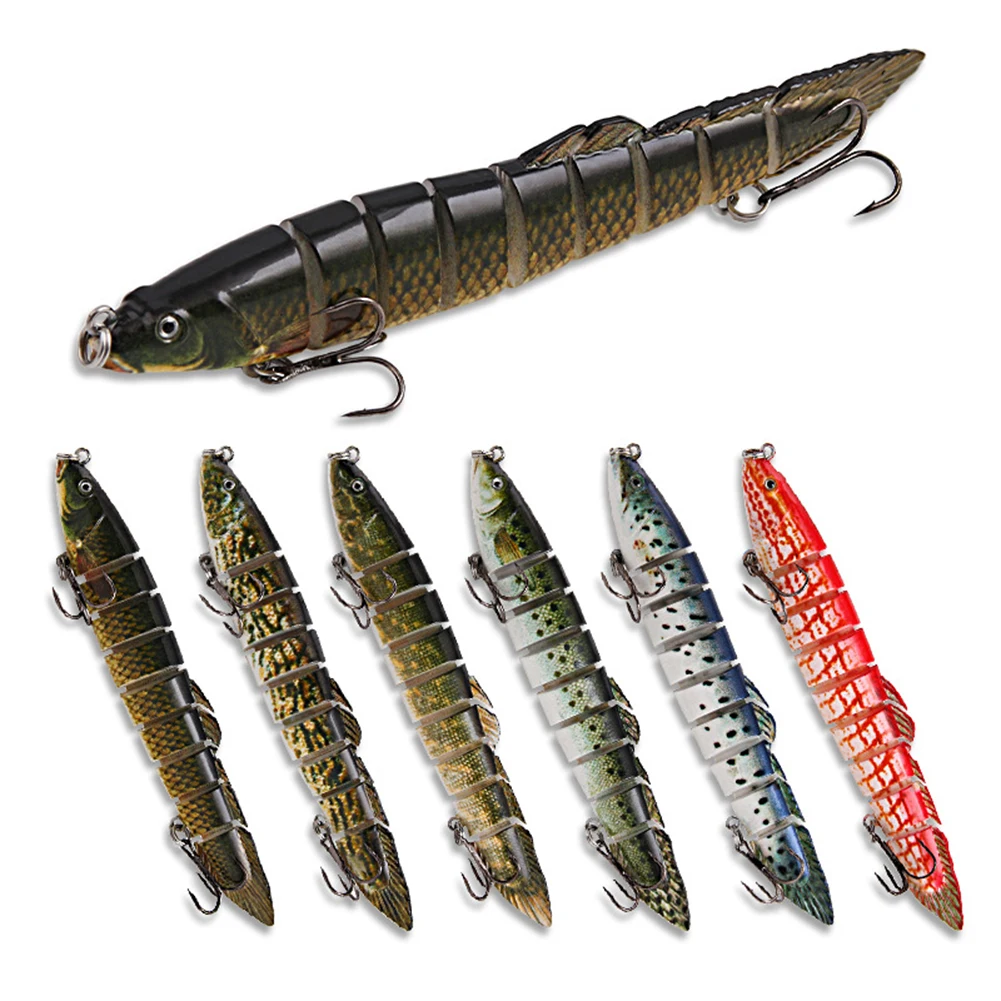 1pc 13cm 21g Multi-section Loach Lure 3D Eyes Fishing Bait High Simulation Swimbait Lures Pesca Iscas Fish Tackle Accessories
1pc 13cm 21g Multi-section Loach Lure 3D Eyes Fishing Bait High Simulation Swimbait Lures Pesca Iscas Fish Tackle Accessories