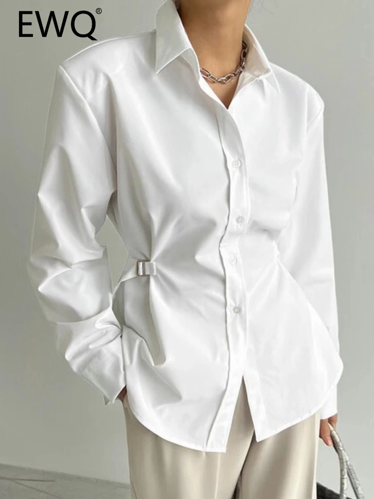 EWQ Stylish Lapel Full Sleeve Women Shirts Loose Gathered Waist Female Blouses Ladies Tops 2023 Autumn New Clothing 26D4138
EWQ Stylish Lapel Full Sleeve Women Shirts Loose Gathered Waist Female Blouses Ladies Tops 2023 Autumn New Clothing 26D4138